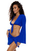 Luli Fama Cosita Buena Ruffle Sarong Mini Skirt